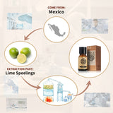 AKARZ Pure Lime Essential Oil - Therapeutic Grade Zesty Citrus Essence