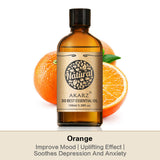 AKARZ Pure Orange Essential Oil - Therapeutic Grade Sweet Citrus Sinensis Essence