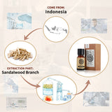AKARZ Pure Sandalwood Essential Oil - Therapeutic Grade Sacred Santalum Essence