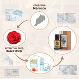 AKARZ Pure Rose Essential Oil - Therapeutic Grade Majestic Floral Essence