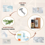 AKARZ Pure Rosemary Essential Oil - Therapeutic Grade Stimulating Rosmarinus Officinalis Essence