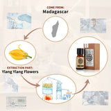 AKARZ Pure Ylang Ylang Essential Oil - Therapeutic Grade Exotic Madagascar Essence