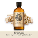 AKARZ Pure Sandalwood Essential Oil - Therapeutic Grade Sacred Santalum Essence