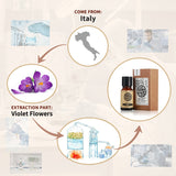 AKARZ Pure Violet Essential Oil - Therapeutic Grade Delicate Italian Essence