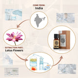 AKARZ Pure Lotus Essential Oil - Therapeutic Grade Sacred Aquatic Essence