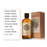 AKARZ Pure Camphor Essential Oil - Therapeutic Grade Cooling Revitalizing Essence