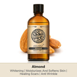 AKARZ Pure Almond Essential Oil - Therapeutic Grade Nourishing Nut Essence
