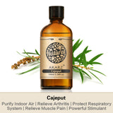 AKARZ Pure Cajeput Essential Oil - Therapeutic Grade Clarifying Melaleuca Essence
