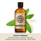 AKARZ Pure Lemon Verbena Essential Oil - Therapeutic Grade Uplifting Herb Essence