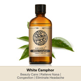 AKARZ Pure White Camphor Essential Oil - Therapeutic Grade Cooling Vitality Essence