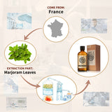 AKARZ Pure Marjoram Essential Oil - Therapeutic Grade Soothing Herbaceous Essence