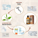 AKARZ Pure Neroli Essential Oil - Therapeutic Grade Uplifting Citrus Aurantium Essence