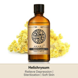 AKARZ Pure Helichrysum Essential Oil - Therapeutic Grade Restorative Everlasting Essence
