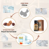 AKARZ DIY Massage Peach Kernel Oil Carrier for Skin Care and Aromatherapy, Moisturizing, 100% Pure