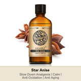 AKARZ Pure Star Anise Essential Oil - Therapeutic Grade Warming Spice Essence