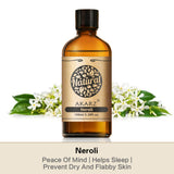 AKARZ Pure Neroli Essential Oil - Therapeutic Grade Uplifting Citrus Aurantium Essence