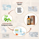 AKARZ Pure Petitgrain Essential Oil - Therapeutic Grade Clarifying Bitter Orange Leaf Essence