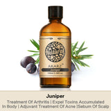AKARZ Pure Juniper Essential Oil - Therapeutic Grade Purifying Wood Essence