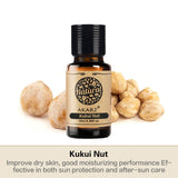 AKARZ DIY Massage Kukui Nut Oil for Improved Dry Skin - 100% Natural and Effective - Made in The United States