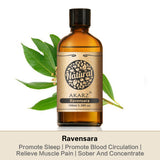AKARZ Pure Ravensara Essential Oil - Therapeutic Grade Defensive Leaf Essence