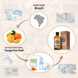 AKARZ Pure Tangerine Essential Oil - Therapeutic Grade Uplifting Citrus Essence
