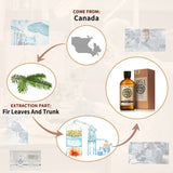 AKARZ Pure Fir Essential Oil - Therapeutic Grade Invigorating Forest Essence