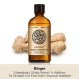 AKARZ Pure Ginger Essential Oil - Therapeutic Grade Warming Zingiber Officinale Essence