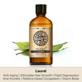 AKARZ Pure Laurel Essential Oil - Therapeutic Grade Noble Herbaceous Essence