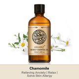 AKARZ Pure Chamomile Essential Oil - Therapeutic Grade Gentle Soothing Essence