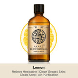 AKARZ Pure Lemon Essential Oil - Therapeutic Grade Refreshing Citrus Limon Essence