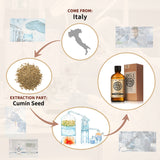 AKARZ Pure Cumin Essential Oil - Therapeutic Grade Warming Spice Essence
