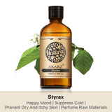 AKARZ Pure Styrax Essential Oil - Therapeutic Grade Grounding Resin Essence