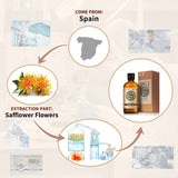 AKARZ Pure Safflower Essential Oil - Therapeutic Grade Restorative Petal Essence