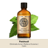 AKARZ Pure Patchouli Essential Oil - Therapeutic Grade Earthy Pogostemon Essence