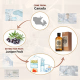 AKARZ Pure Juniper Essential Oil - Therapeutic Grade Purifying Wood Essence