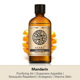 AKARZ Pure Mandarin Essential Oil - Therapeutic Grade Uplifting Citrus Essence