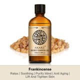 AKARZ Pure Frankincense Essential Oil - Therapeutic Grade Sacred Boswellia Essence
