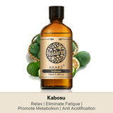 AKARZ Pure Kabosu Essential Oil - Therapeutic Grade Zesty Japanese Citrus Essence
